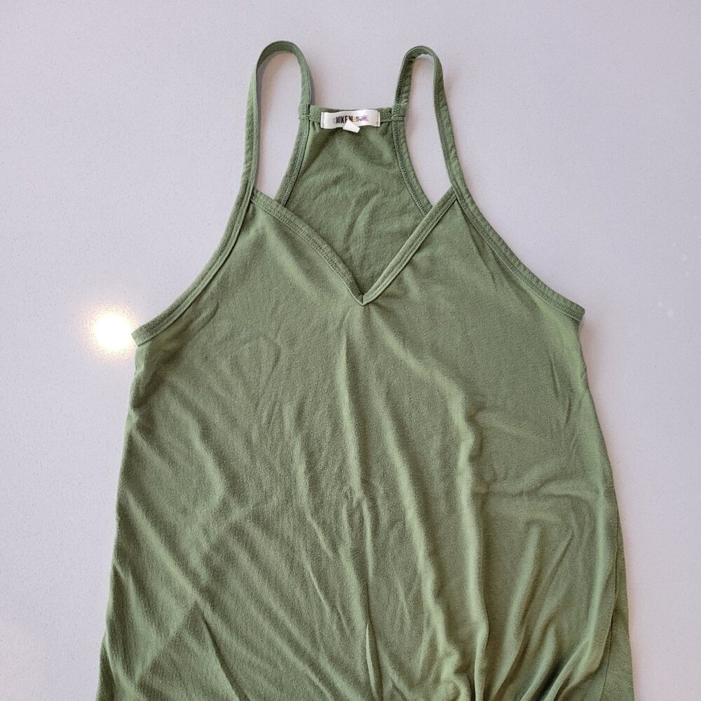 Miken Olive Green Swim Cover Up Dress SIZE SMALL